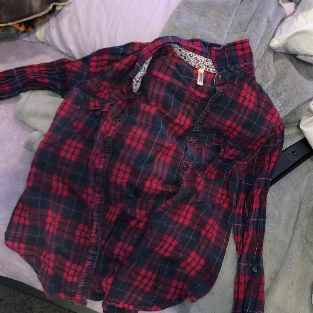 Red women’s flannel